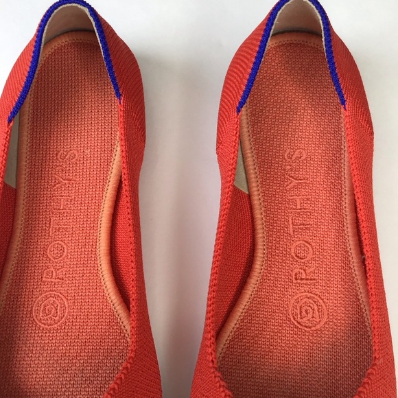 Rothy’s The Point in Red Size 6. - Picture 4 of 8